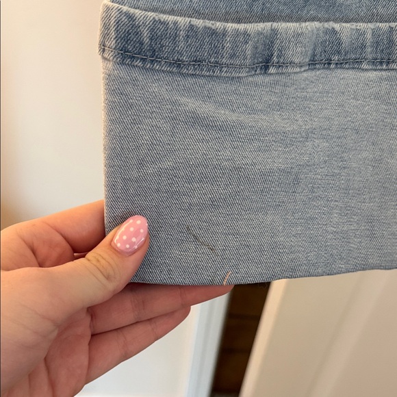 Distressed Light Blue Women's Jeans - Picture 2 of 4